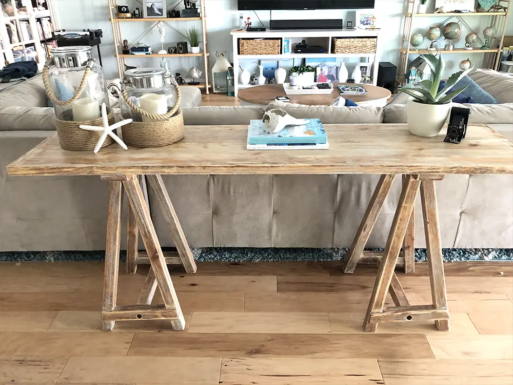 Trash to Treasure Console Table