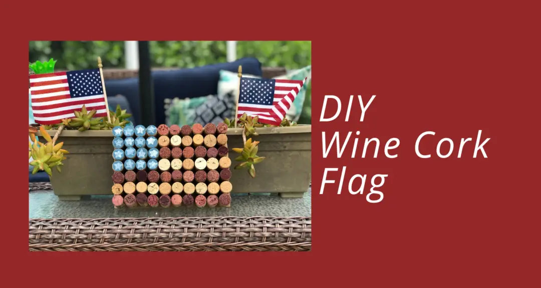 DIY Wine Cork Flag