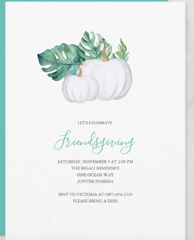 Friendsgiving Invitation