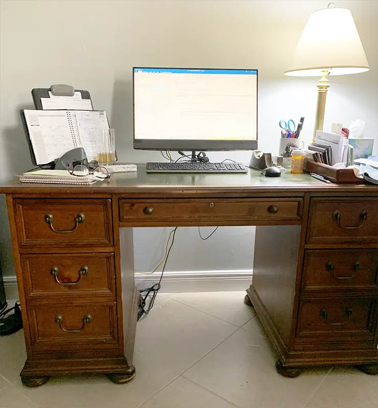 Desk - before