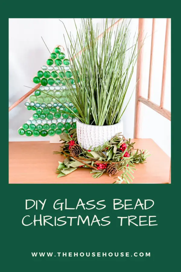 DIY Glass Bead Christmas Tree the House house