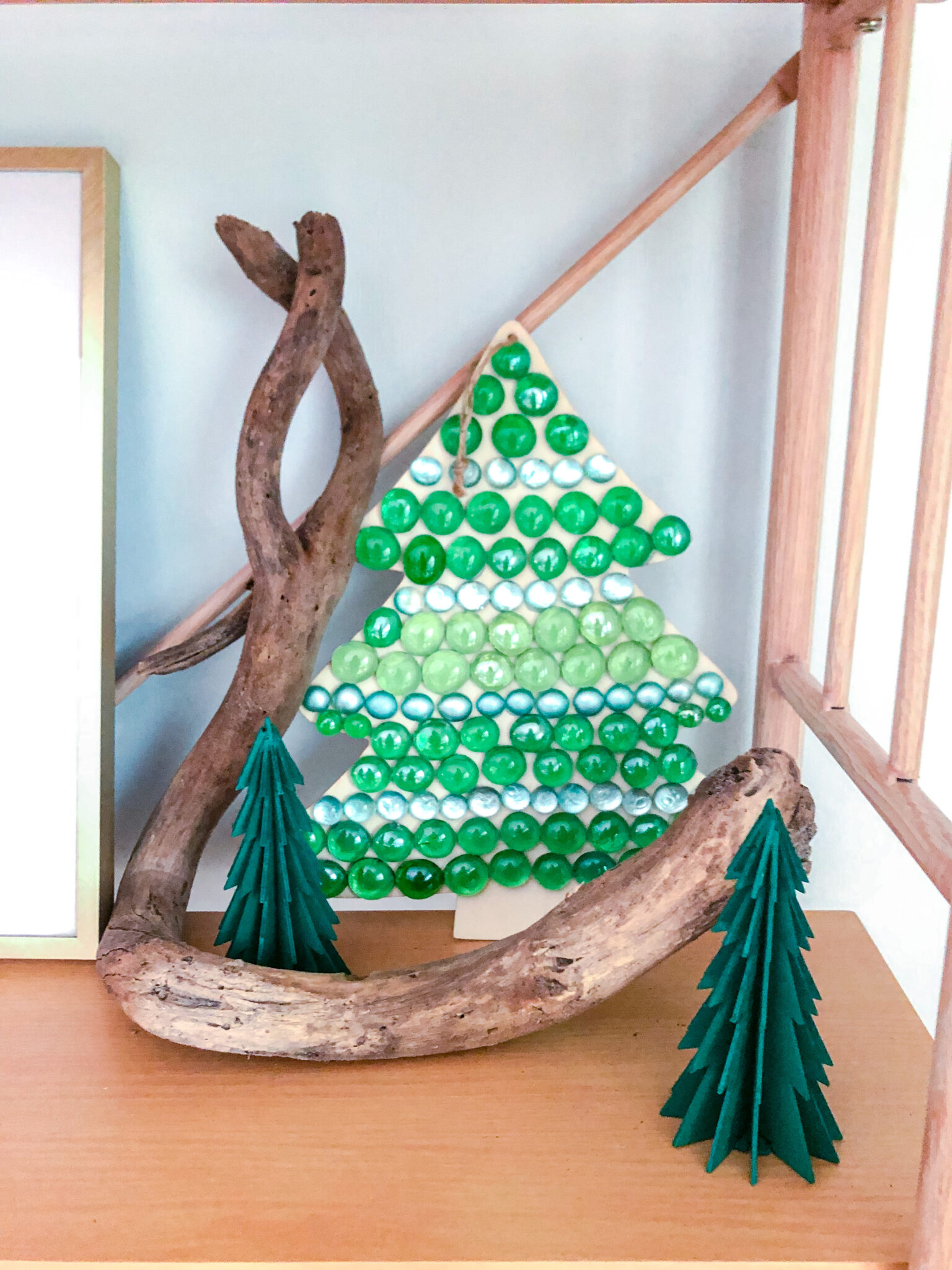 DIY Glass Bead Christmas Tree the House house