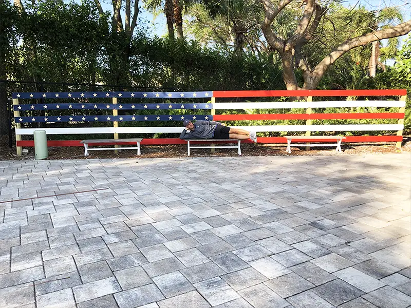 DIY Patriotic Fence