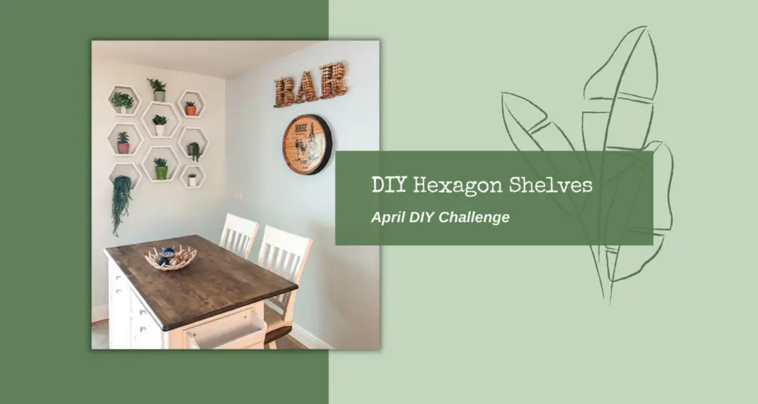 DIY Hexagon Shelves