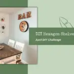 DIY Hexagon Shelves