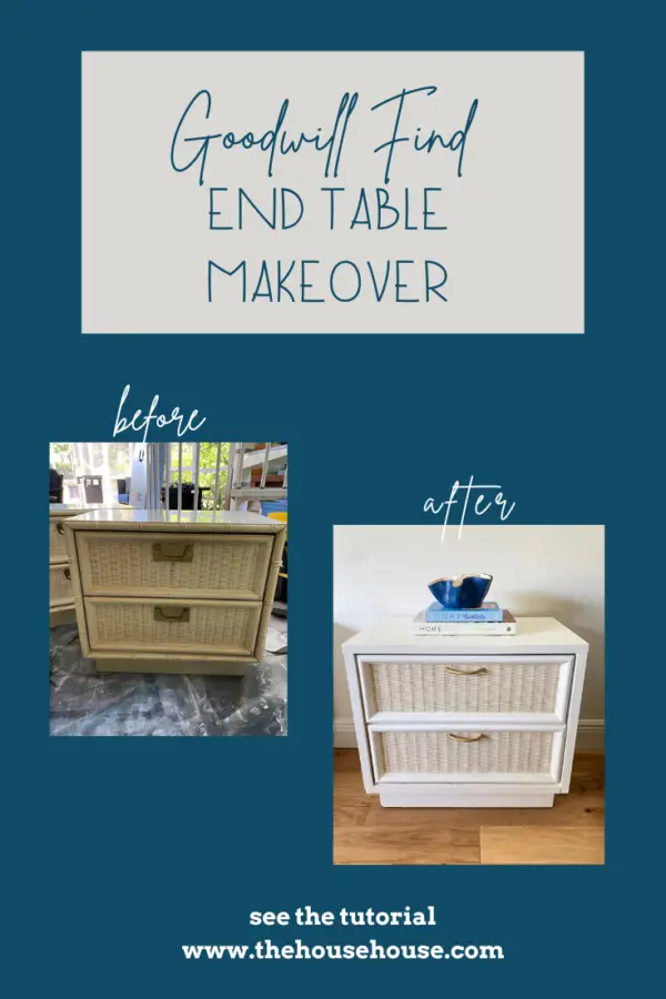 Goodwill End Tables Makeover the House house