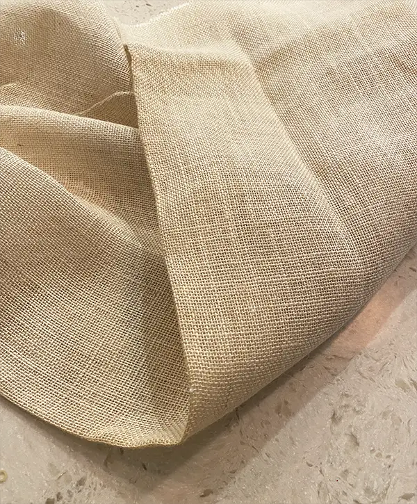 Burlap fabric from Hobby Lobby