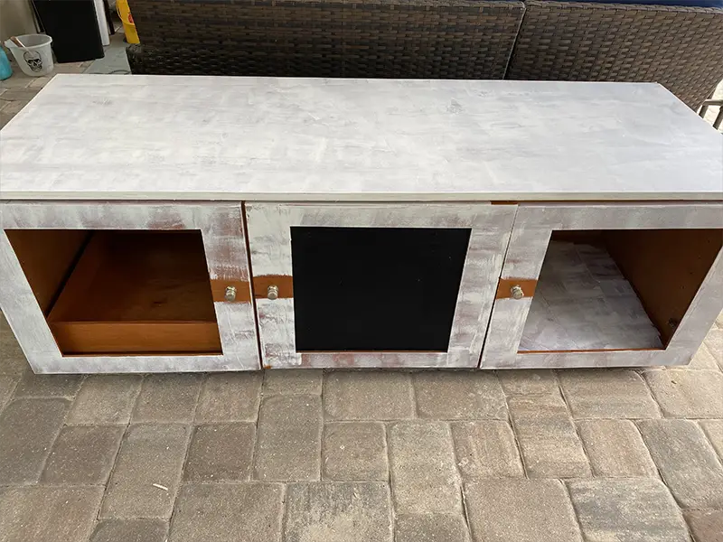 Trash to Treasure TV Console Table